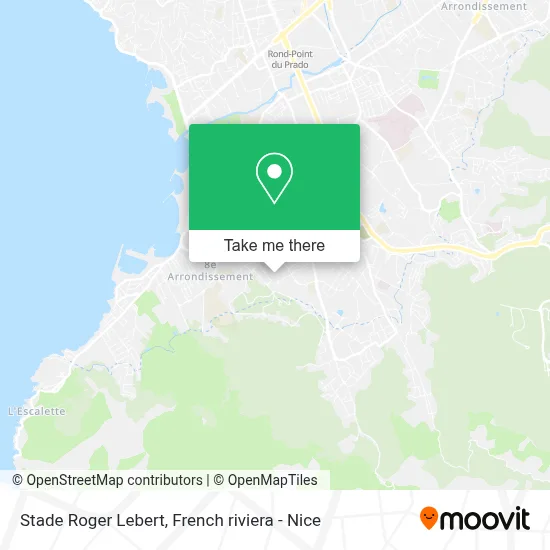 Stade Roger Lebert map