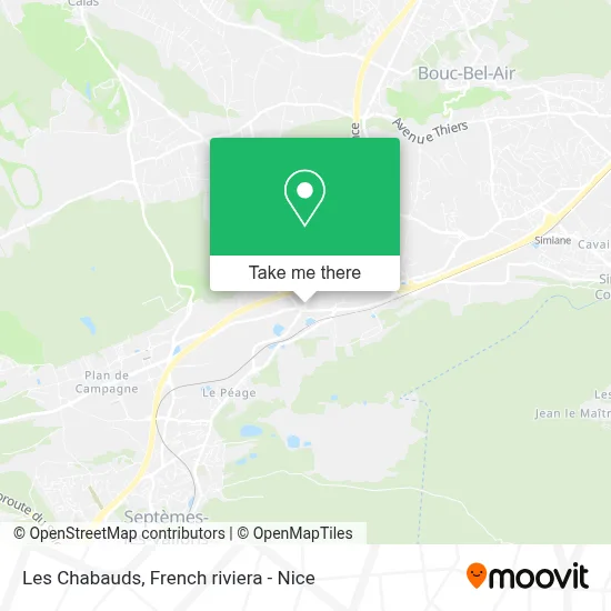 Les Chabauds map