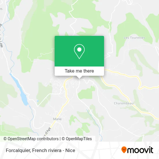 Forcalquier map