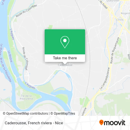 Caderousse map