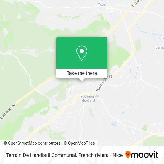 Terrain De Handball Communal map