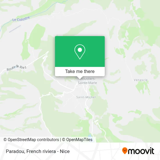 Paradou map