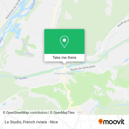 Le Studio map