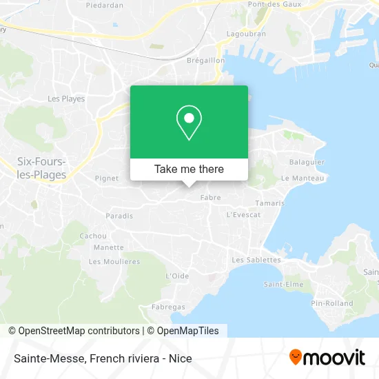 Sainte-Messe map