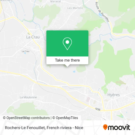 Rochers-Le Fenouillet map