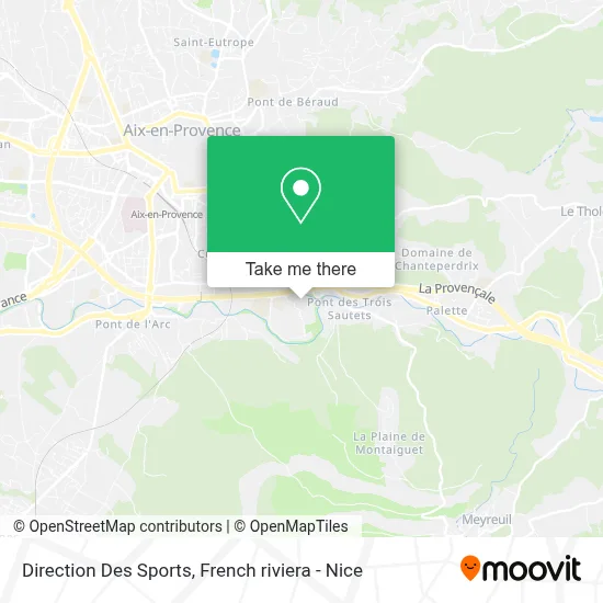 Direction Des Sports map