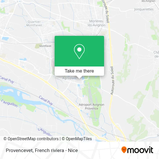 Provencevet map