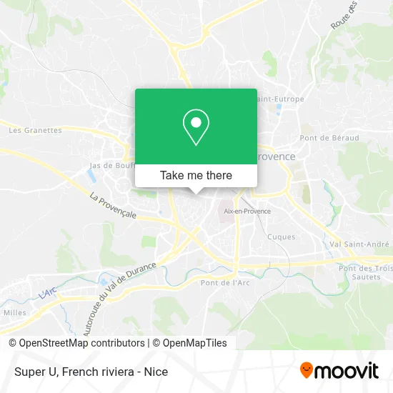 Super U map