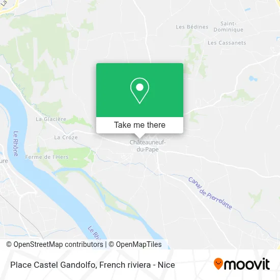 Place Castel Gandolfo map