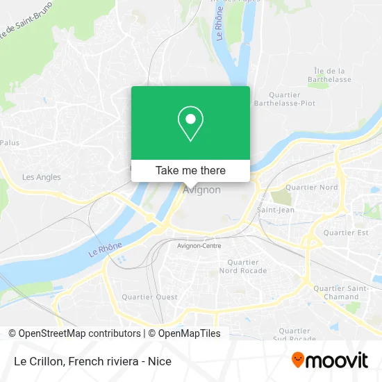 Le Crillon map