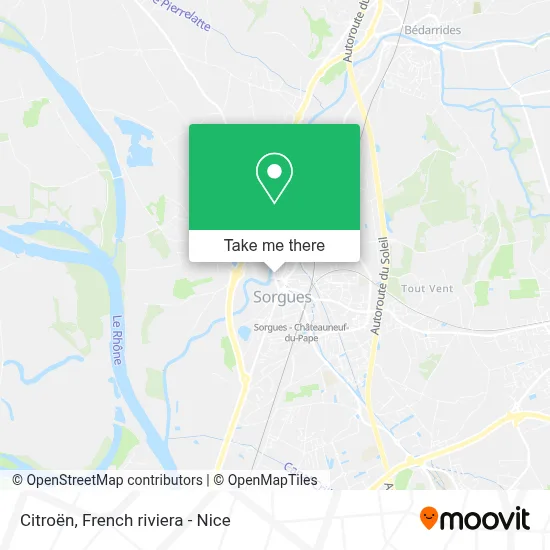 Citroën map