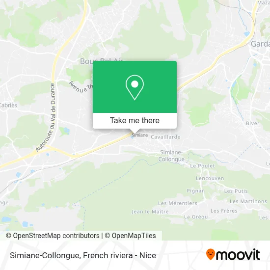 Simiane-Collongue map