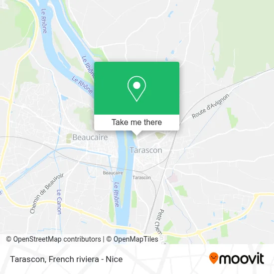 Tarascon map