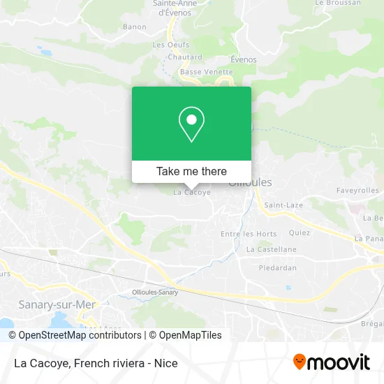 La Cacoye map