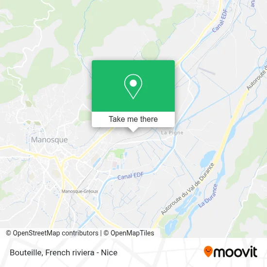 Bouteille map