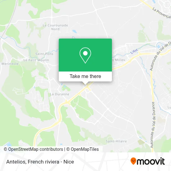 Antelios map