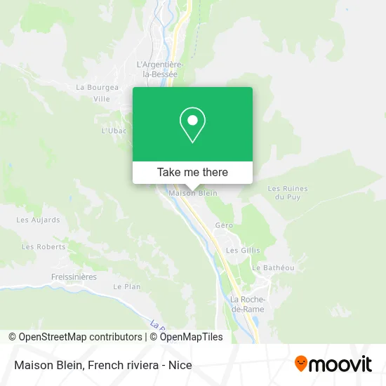 Maison Blein map