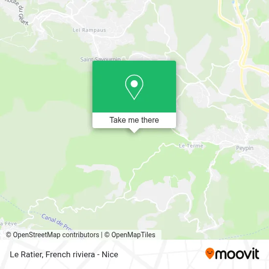 Le Ratier map