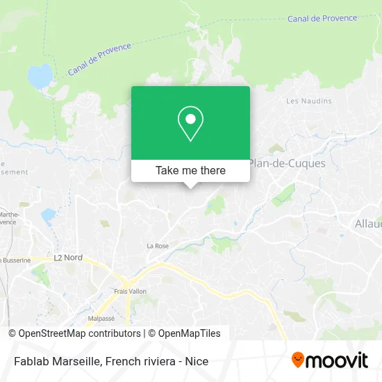 Fablab Marseille map