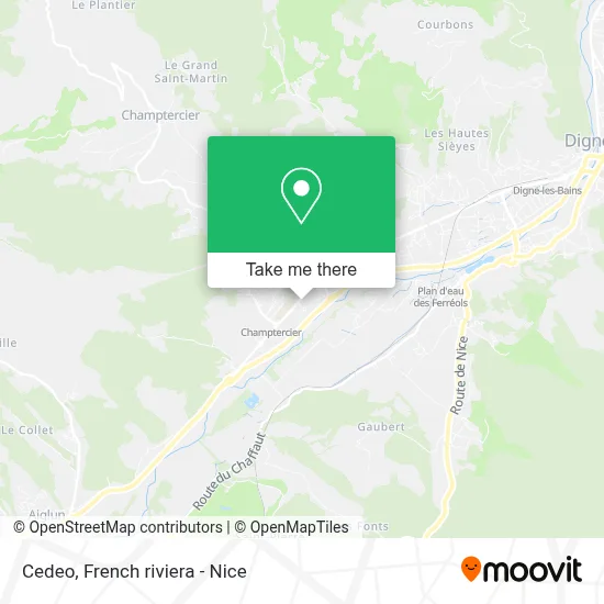 Cedeo map