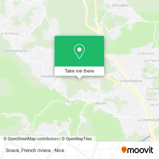 Snack map