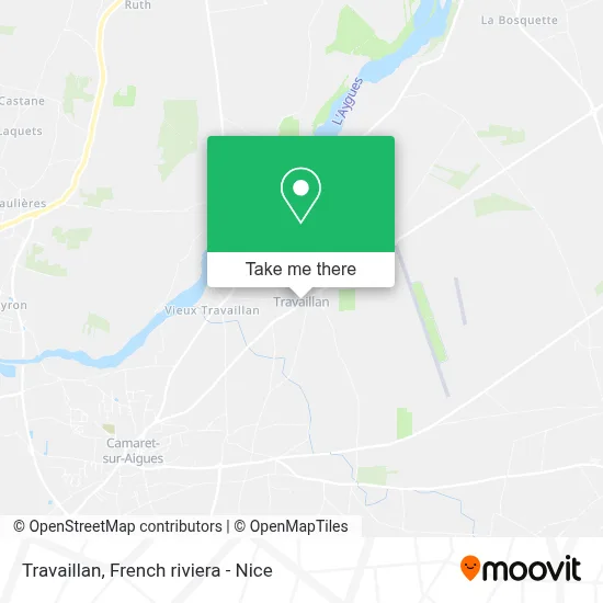 Travaillan map
