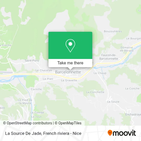 La Source De Jade map