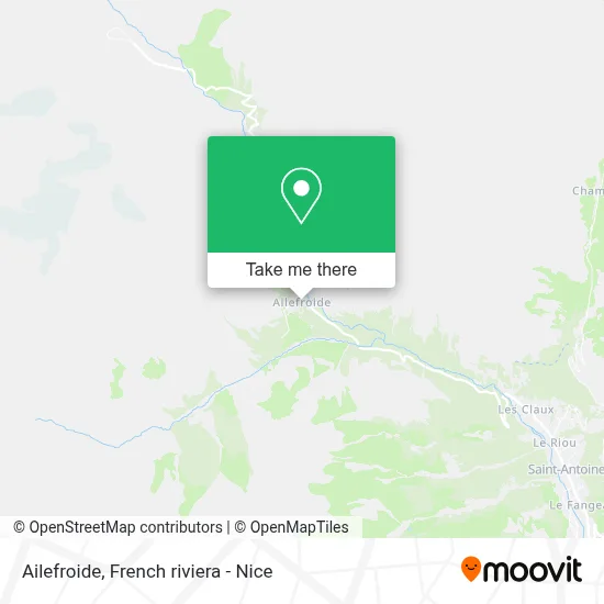 Ailefroide map