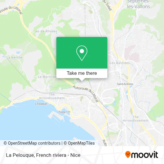 La Pelouque map