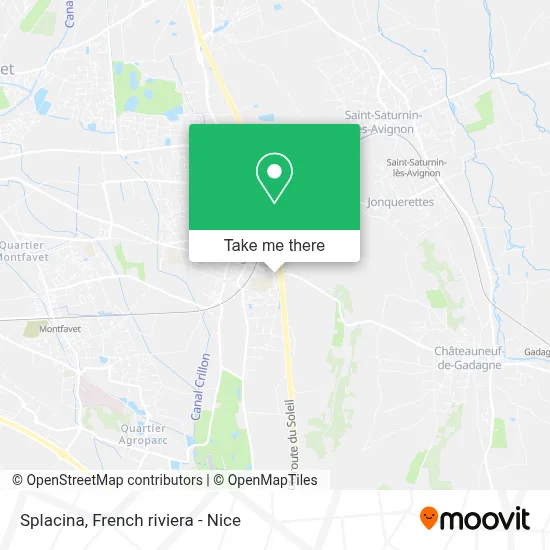 Splacina map
