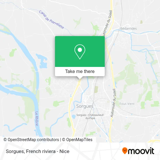 Sorgues map