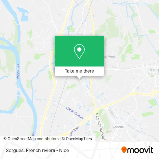 Sorgues map