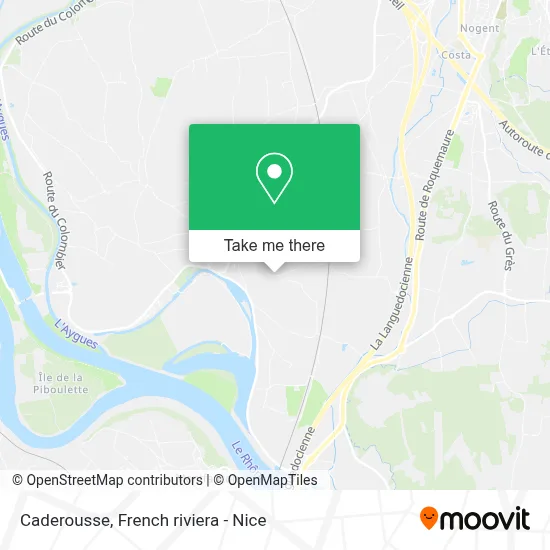 Caderousse map