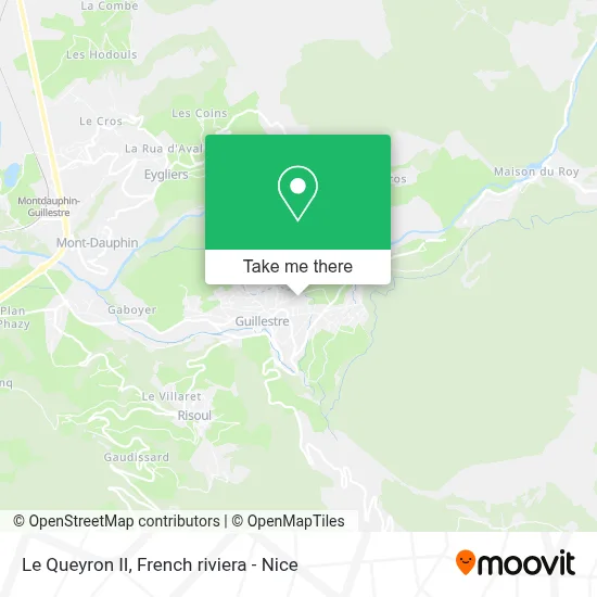 Le Queyron II map