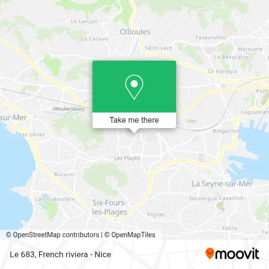 Le 683 map