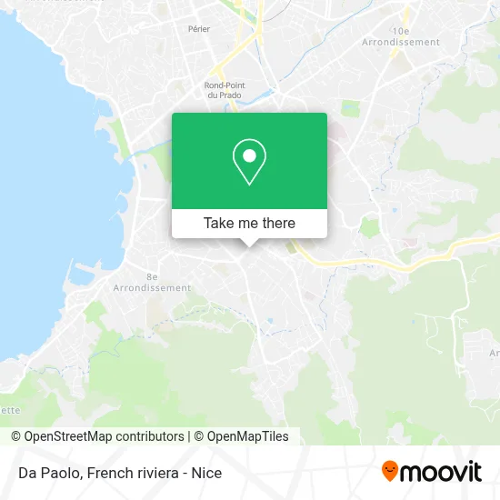 Da Paolo map