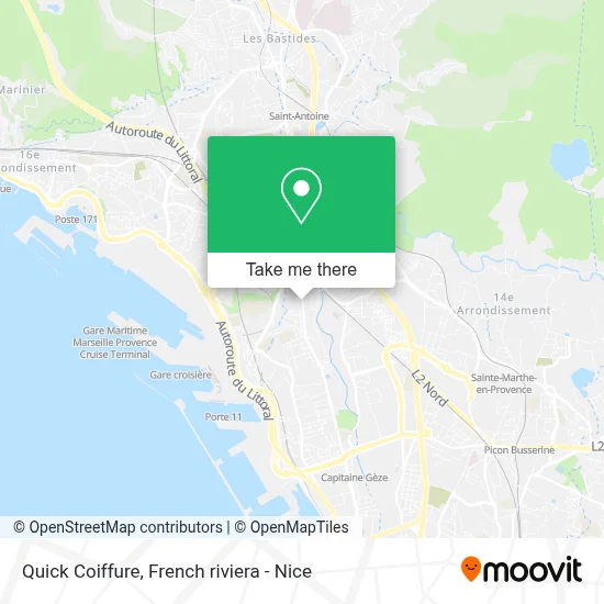 Quick Coiffure map