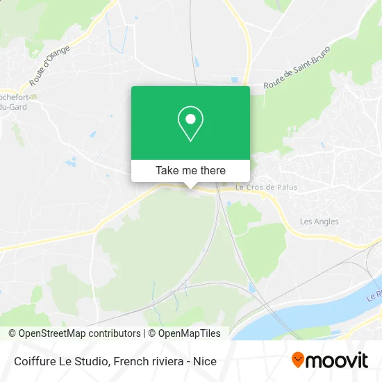 Coiffure Le Studio map