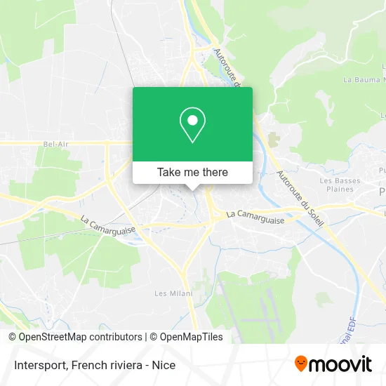 Intersport map