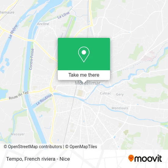 Tempo map