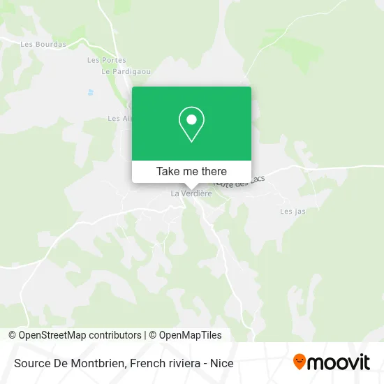 Source De Montbrien map