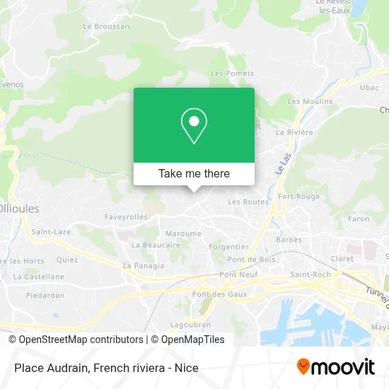 Place Audrain map