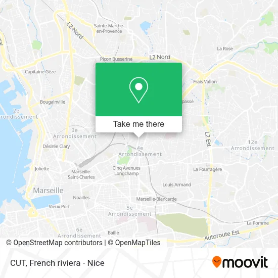 Cut map