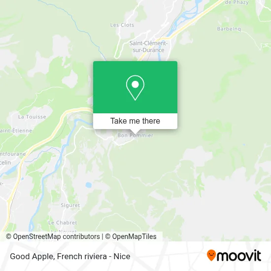 Bon Pommier map