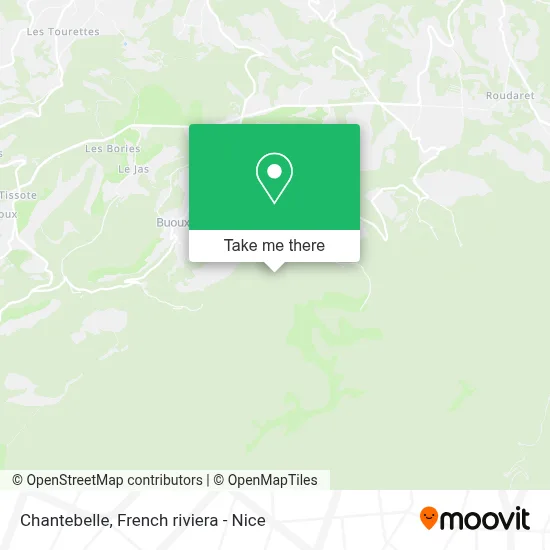 Chantebelle map