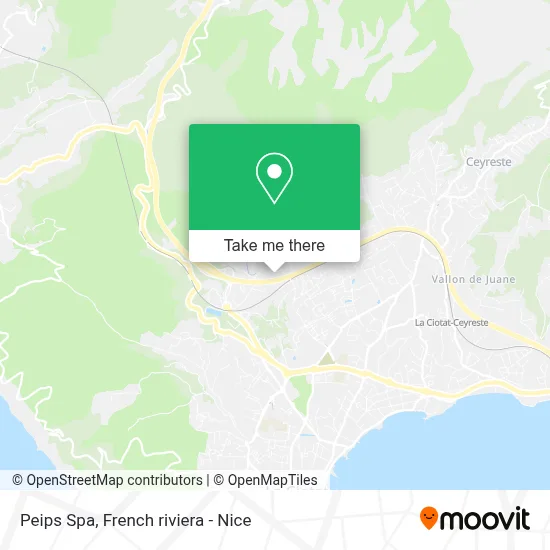 Peips Spa map
