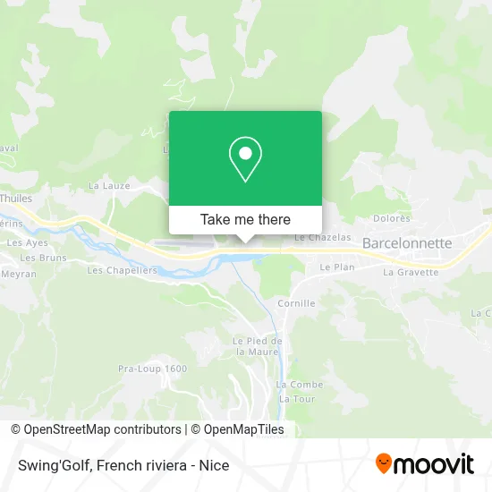 Swing'Golf map