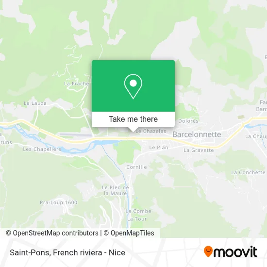 Saint-Pons map