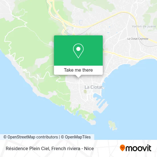 Résidence Plein Ciel map