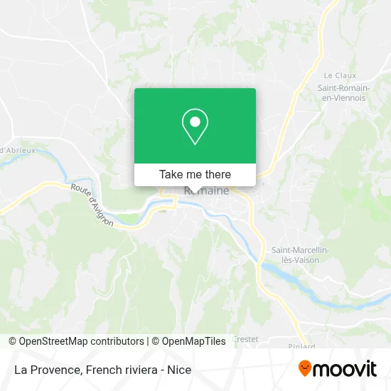 La Provence map
